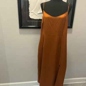 Abercrombie & Fitch Rust Midi Dress